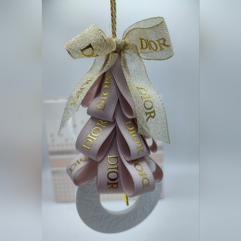 2024 DIOR Blush Pink Ornament Fragrance Stone EU Exclusive NIB w/ Gift Bag